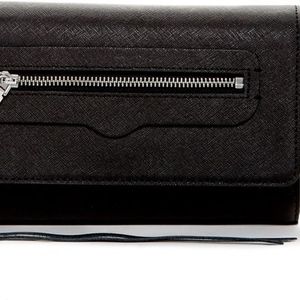 NWT Rebecca Minkoff Black Envelope Crossbody Purse